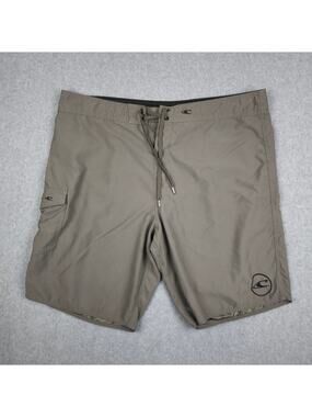 O'Neill Mens 42 Gray Board Shorts Swimwear